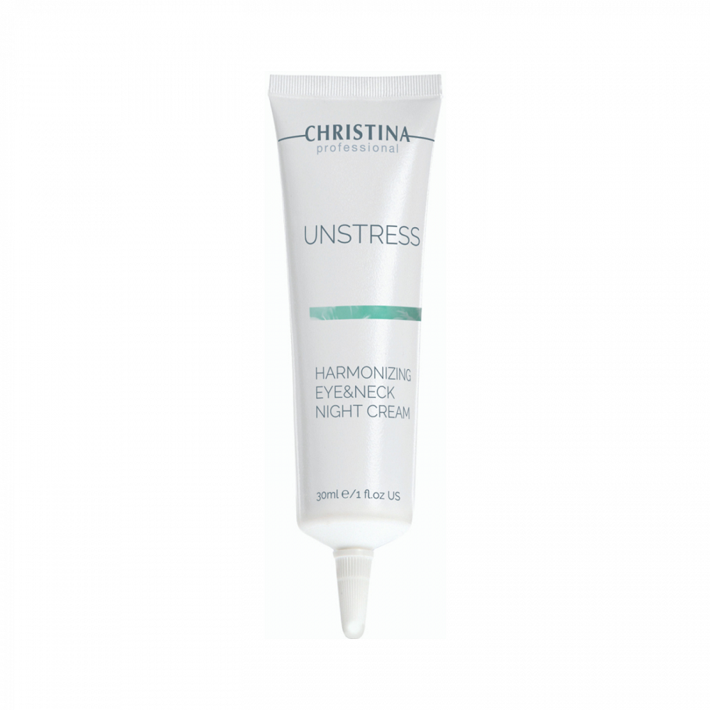 Нічний крем для шкіри навколо очей та шиї Christina Unstress
